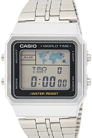 Casio Vintage Series Digital Grey Dial Unisex's Watch-A500WA-1DF