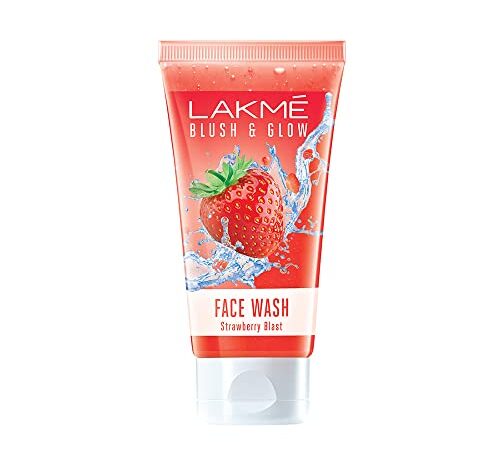 Lakme Blush & Glow Strawberry Freshness Gel Face Wash with Strawberry Extracts, 100 g