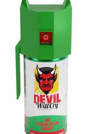 Pepper Spray Extra-Strong Devil Will cry for self Defence of Women, Men and Girls 55ml, 50 Shots (Pack of 1)