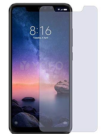 YOFO Anti Glare Matte Finish Anti-Fingerprint Ceramic Glass Screen Protector for MI Redmi 6 Pro (Transparent)