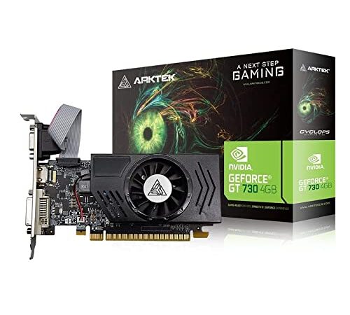 ARKTEK Nvidia GeForce GT730 4gb Graphic Card 128 bits