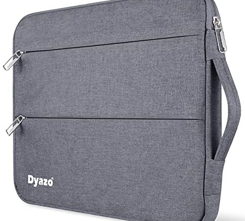 Dyazo Water Resistant Laptop Sleeve with Handle Compatible for 15 Inch to 15.6 " Inches laptops & Notebooks - Grey