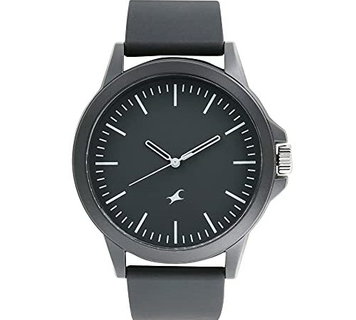 Fastrack Analog Black Dial Unisex-Adult Watch-38024PP25