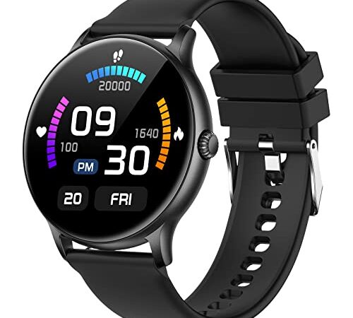 Fire-Boltt Phoenix Smart Watch with Bluetooth Calling 1.3",120+ Sports Modes, 240 * 240 PX High Res with SpO2, Heart Rate Monitoring & IP67 Rating (Black)