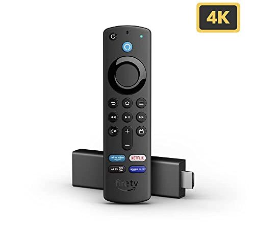 Fire TV Stick 4K with all-new Alexa Voice Remote (includes TV and app controls), Dolby Vision