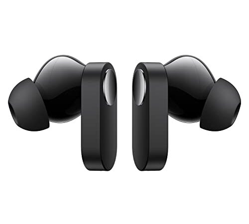 OnePlus Nord Buds True Wireless in Ear Earbuds with Mic, 12.4mm Titanium Drivers, Playback:Up to 30hr case, 4-Mic Design + AI Noise Cancellation, IP55 Rating, Fast Charging (Black Slate)