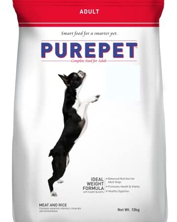 Purepet Meat and Rice Dry Dog Adult, 10kg