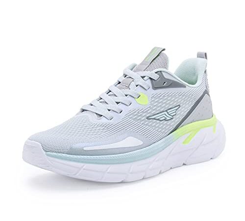 Red Tape Grey Sports Shoes for Men's- Lace-Up Shoes, Perfect Walking & Running Shoes for Men