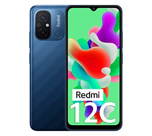 Redmi 12C (Royal Blue, 4GB RAM, 64GB Storage) | High Performance Mediatek Helio G85 | Big 17cm(6.71) HD+ Display with 5000mAh(typ) Battery