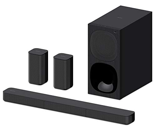 Sony HT-S20R Real 5.1ch Dolby Digital Soundbar for TV with subwoofer and Compact Rear Speakers, 5.1ch Home Theatre System (400W,Bluetooth & USB Connectivity, HDMI & Optical connectivity)