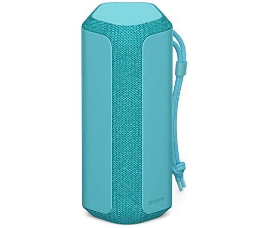 Sony SRS-XE200 X-Series Wireless Ultra Portable-Bluetooth-Speaker, IP67 Waterproof, Dustproof and Shockproof with 16 Hour Battery Life and Easy to Carry Strap - Blue