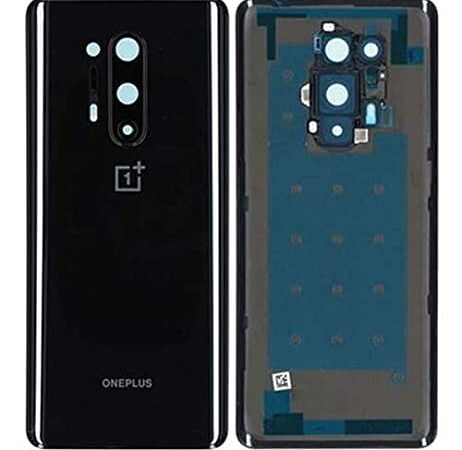 Starware Orignal Back Panel/Back Housing/Back Replacement/Back Mobile Body Compatible for OnePlus 8 Pro/1 Plus 8pro- Black(with Logo,Camera Lens)