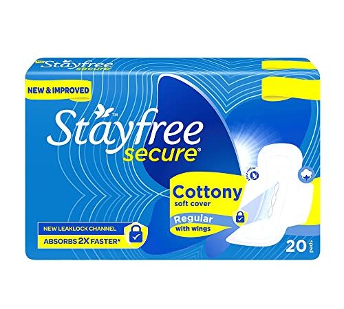 Stayfree Secure Cottony Wings (Pack of 20)