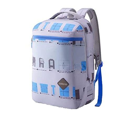 American Tourister Aleo+ Polyester Mens Backpack(GREY, FREE SIZE)