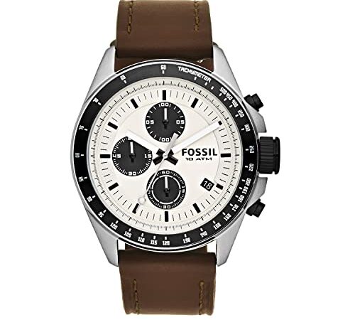 Fossil Chronograph White Dial Men's Watch-CH2882